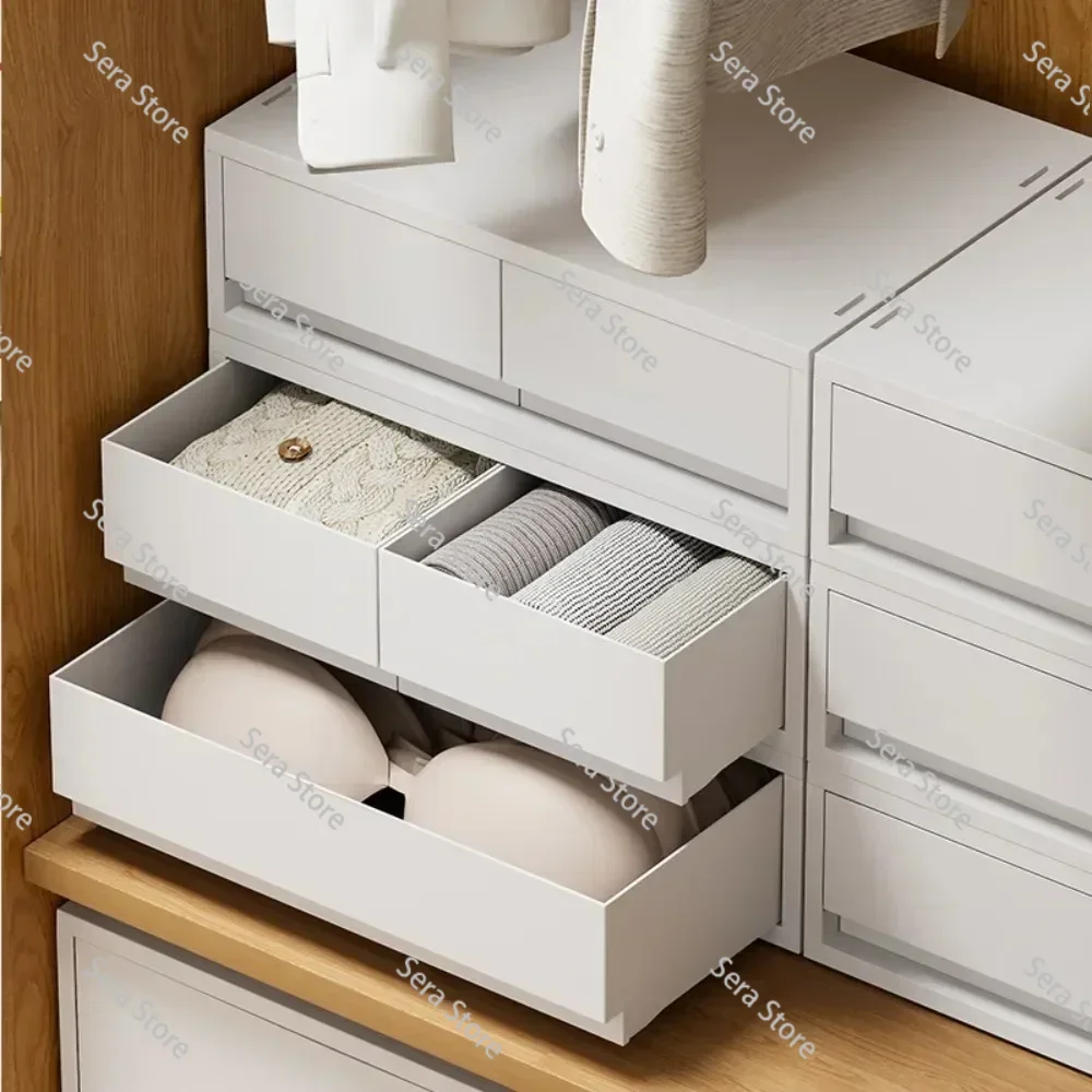 Desktop Storage Box Stackable White Storage Box Household StationeryStorage Multi-functional StorageBox Japanese StorageBox