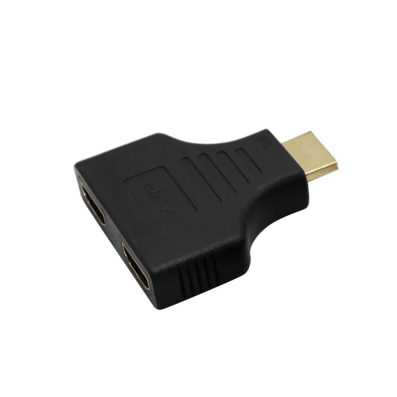 1080P 1.4 HDMI-compatible Port Male To 2 Female 1 In 2 Cable Switch Out Splitter Adapter Converter For HD TV Tablet