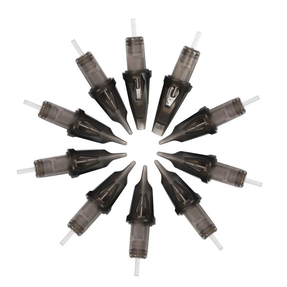 

10pcs/set Cartridge Tattoo RL RS RM M1 Disposable Sterilized Safety Tattoo for Cartridge Machines Grips