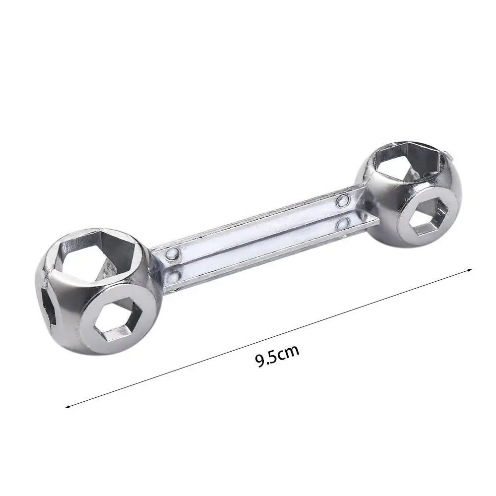 10 in 1 Practical Bike Repair Tool Bicycle Hexagon Sleeve Dog Bone Shape Hex Wrench Hexagon Spanner Bone Wrench Hexagon Wrench