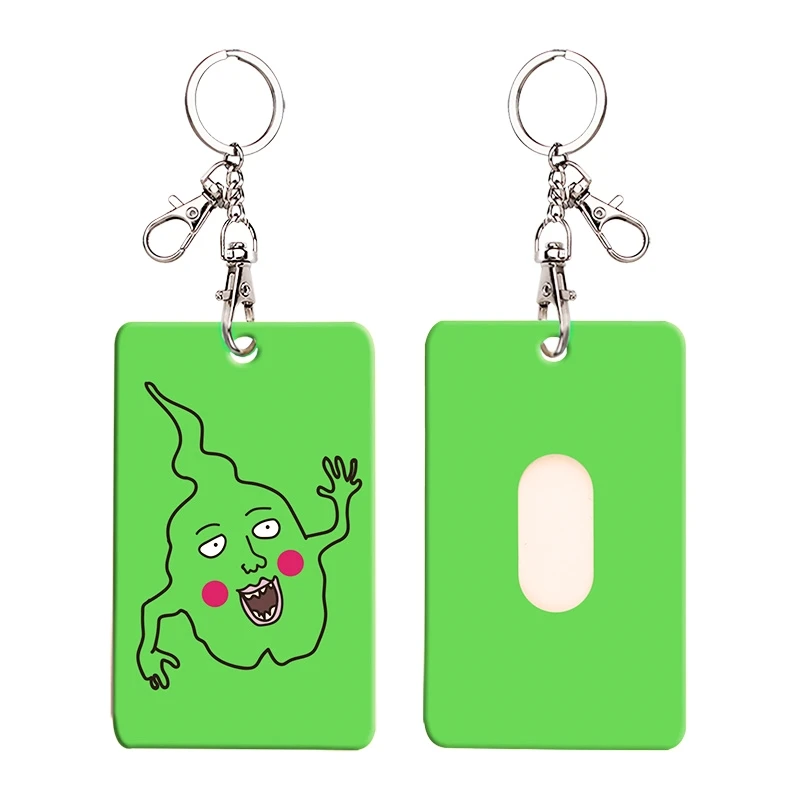 Anime Mob Psycho 100/Mobu Saiko HyakuONE Ekubo Cosplay Bus Pass Cutting Ferrule Pendant Key Chain Individuality  Cartoon Ambitus