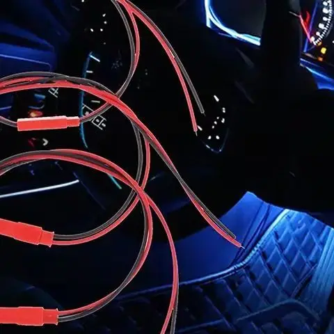 LED Ambient Light Transparent Lamp Body Circular Car Inner Bowl Light Door Handle Lights Handrail Lights Decorative Lamp