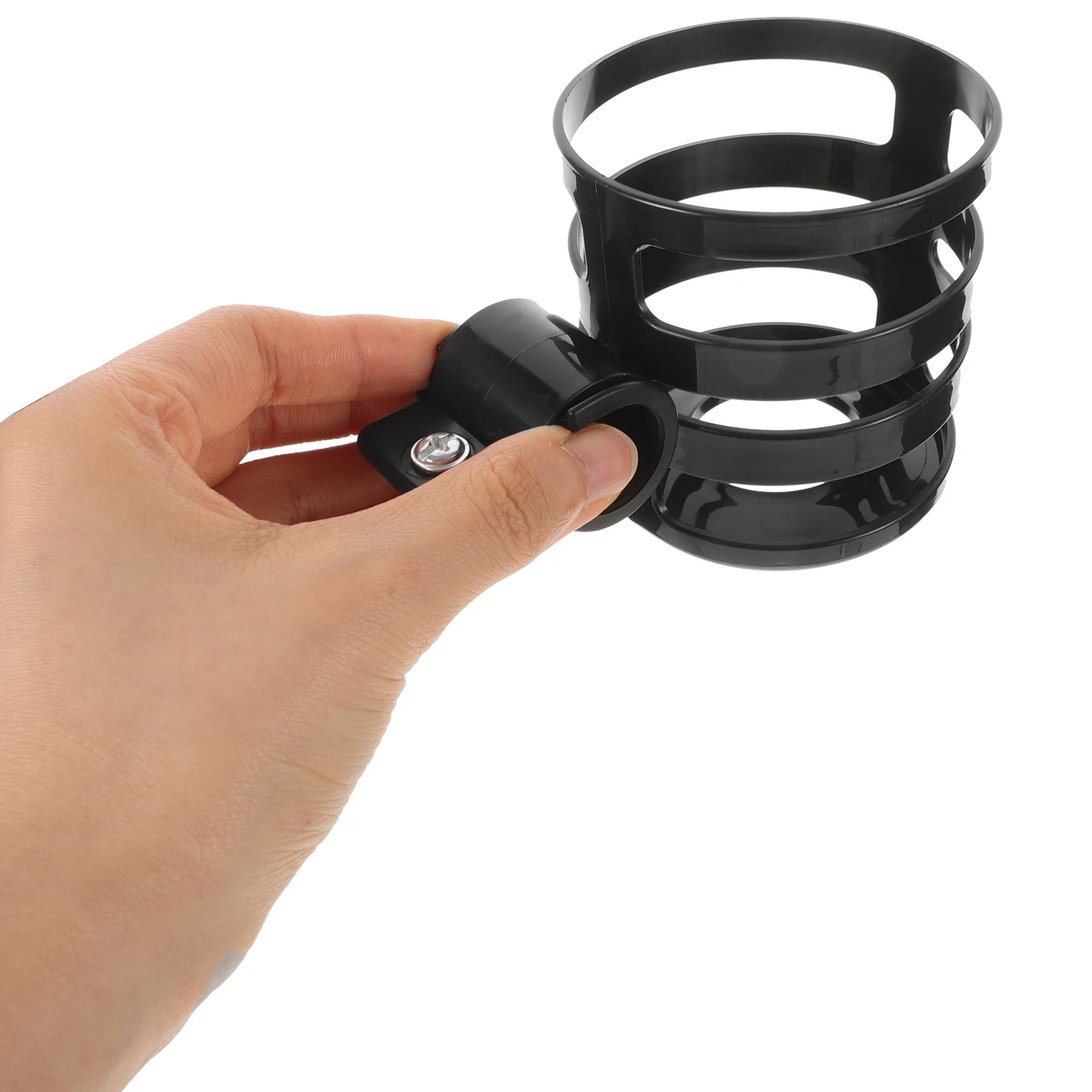 

Water Bottle Holder for Bike Easy Install Secure Fit Cycling Cup Cage Compatible with Backpack Belt Mount Safety