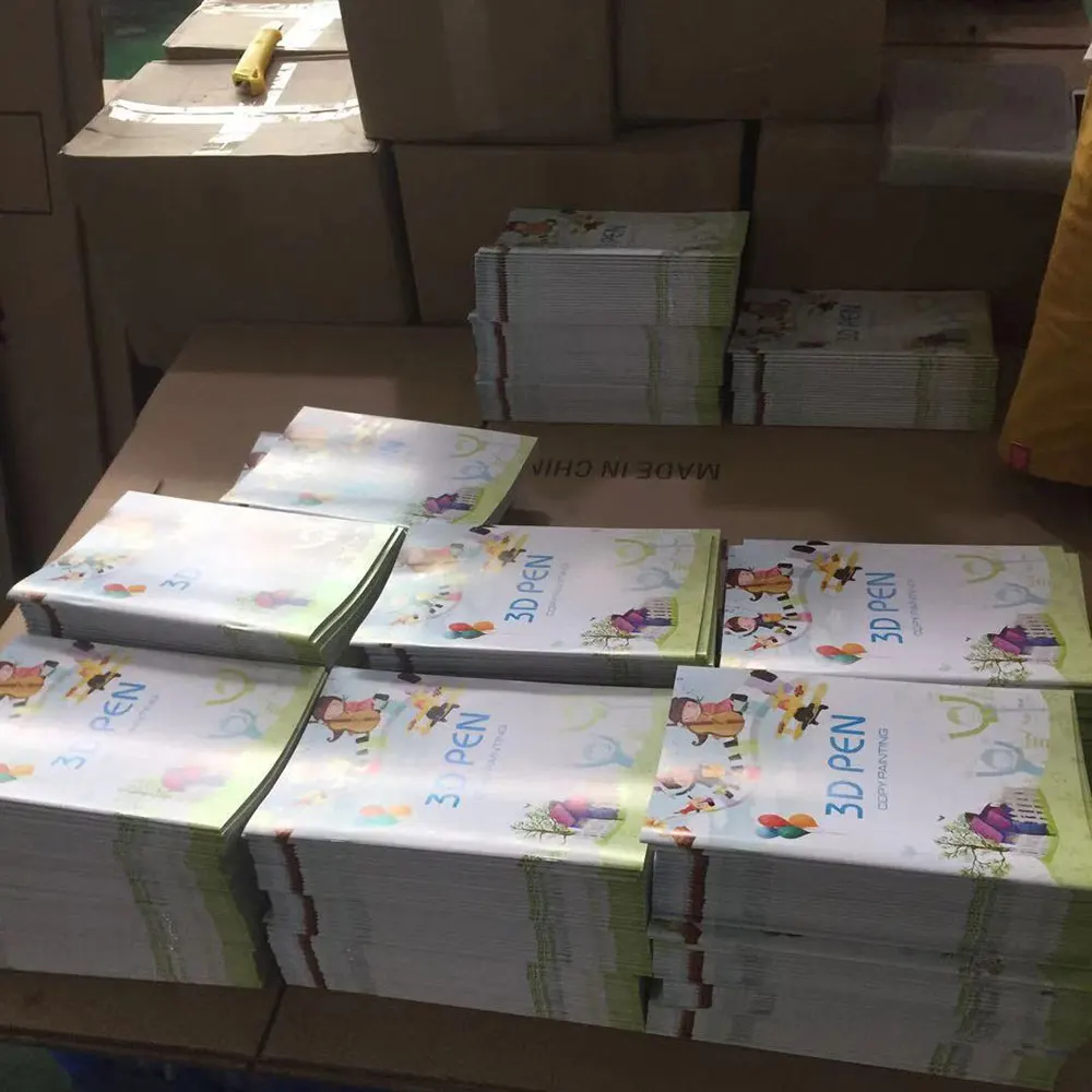 Laroal Livre De Dessin 3D Avec 40 Modèles - Bloc De Traçage Pour Stylo Impression 3D Enfant Et Adulte
