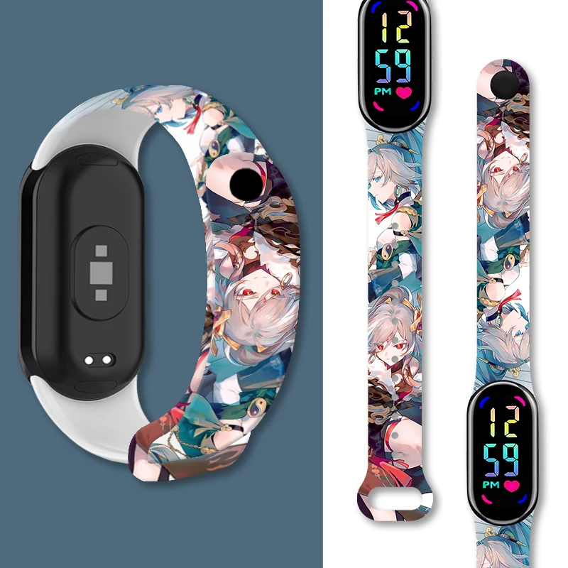 

Printed Watch Strap for Xiaomi Mi Band 8 9 Anime Character Pattern Watchband Sport Wristband Replaceable Bracelet for Smartwatch