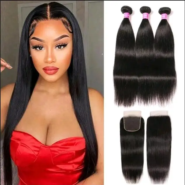 wholesale grade 10A top quality raw hair extension ,100% virgin human hair bundles, straight brazilian hair