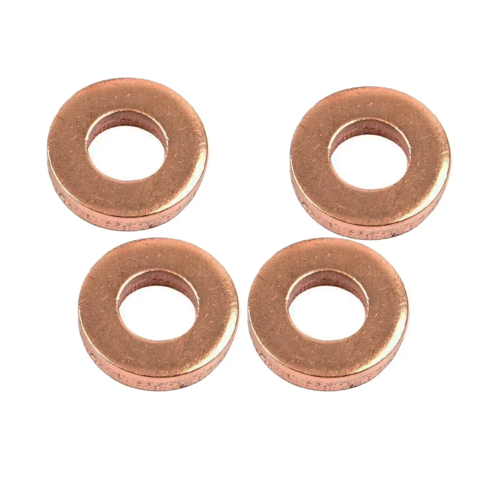 Diesel Injector Washer Seal Set 4 Pieces Metal 7703062072 For Nissan 1.5 DCI For Renault For Clio/Kangoo/Laguna/Megane Latitude
