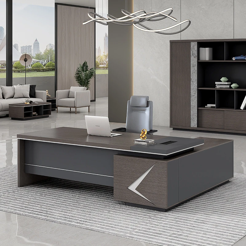 And Chair, Manager , CEO , Simple Modern Executive , Office , Minimalist Desk