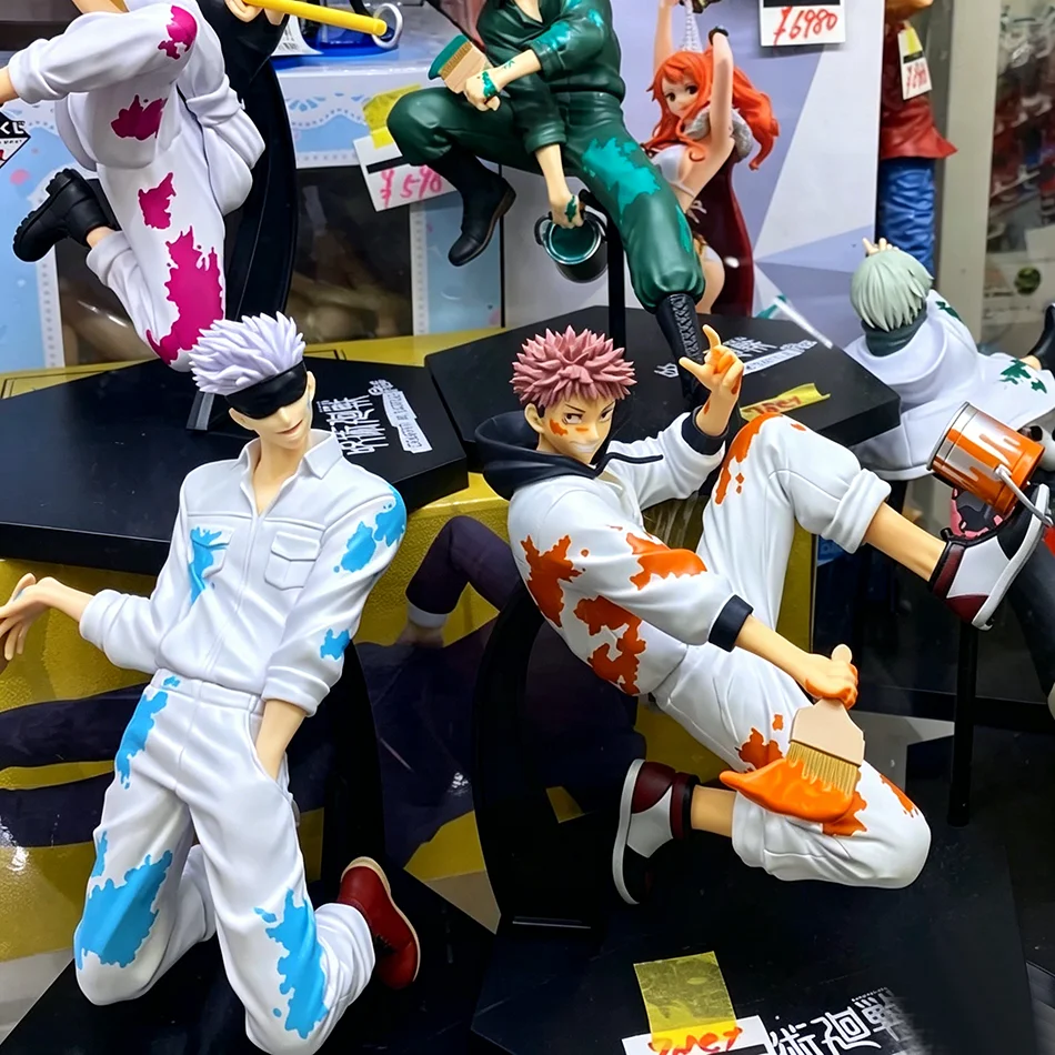 Brandneue Jujutsu Kaisen Anime-Figur Stehende Satoru Gojo Figur Sammlermodell PVC Actionfiguren Anime-Dekoration Spielzeug Geschenk
