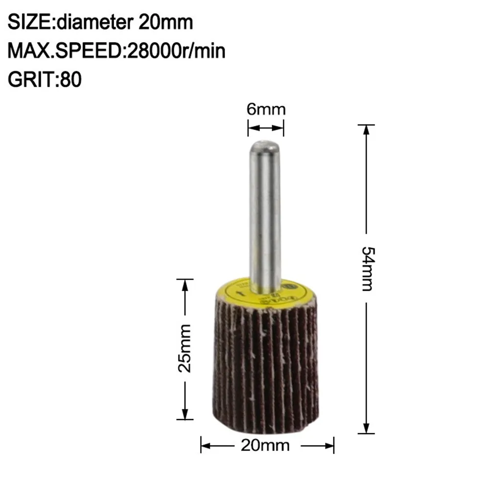 Good Self-sharpening Sanding Wheel For Musical Bodies Handle Diameter 6mm Height 25mm Molding For Aircraft Model