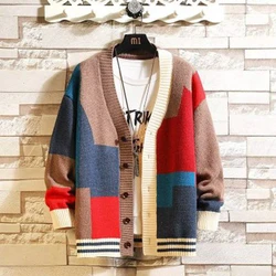 Brand Luxury Fashion Knit Cardigans Sweater Men Top Grade New Autumn Winter Designer Casual Trendy Coats Jacket Men Clothes 2022