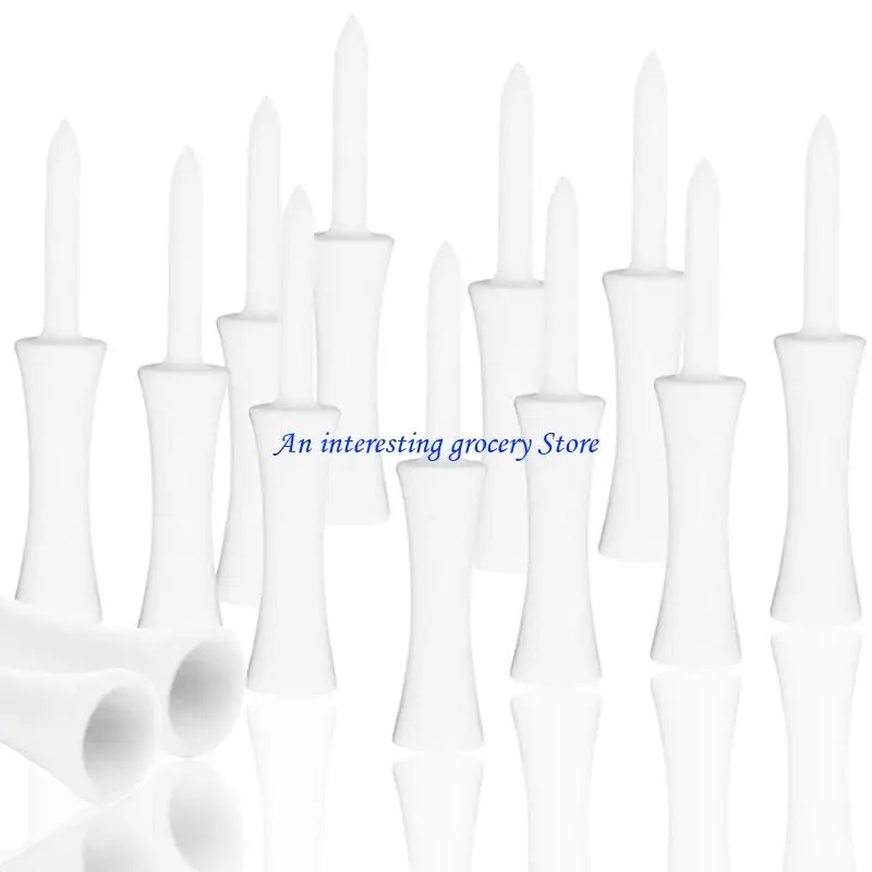 652D 70Pcs Plastic Golf Step Down Tees Height Control Castles Tees Golfs Ball Holder