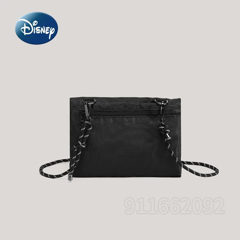 Disney Mickey New Shoulder Bag Black Fashion Men's and Women's Shoulder Crossbody Bag Cartoon Fashion Casual Shoulder Bag