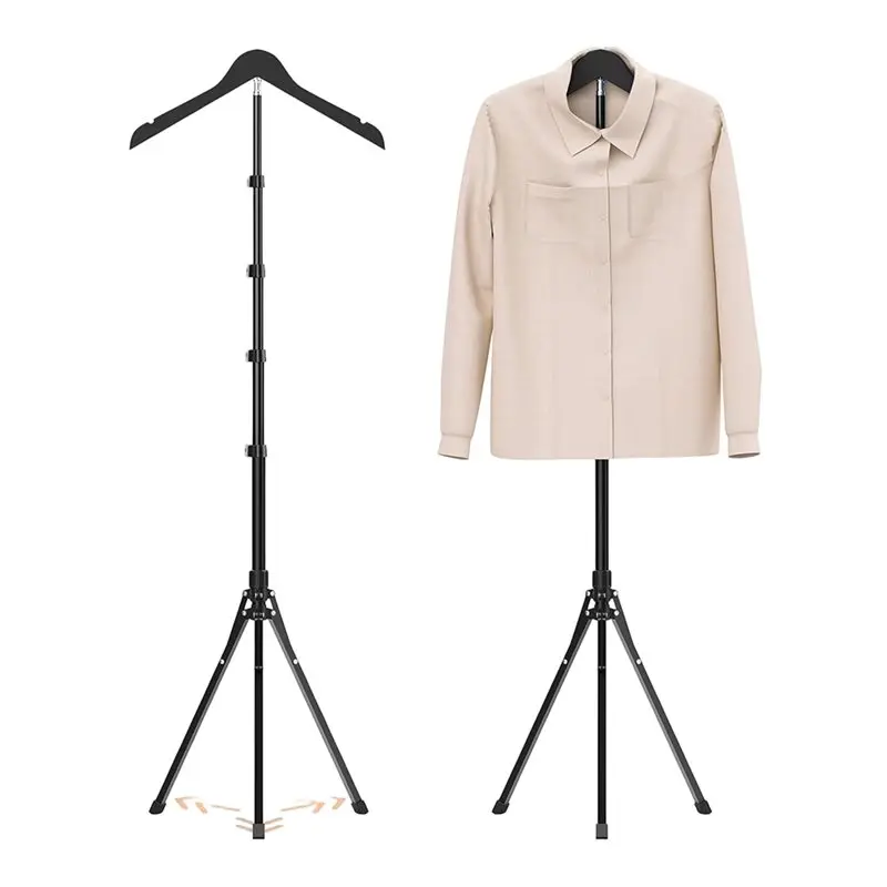 AB66-Adjustable Shirt Display Stand 32-63 Inch, Foldable Clothing Display Stand Mannequin Torso For Retail Vendors