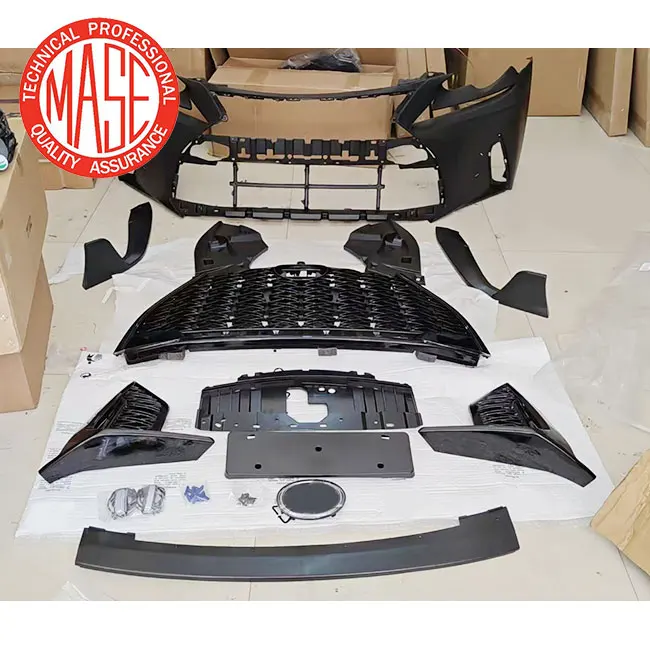 Hot selling：CZJF Car Bumper Auto Body Kit for  IS250 IS300 IS350 ISF 2013 2014 2015 2016 Change to 2021 Style Front Bumper