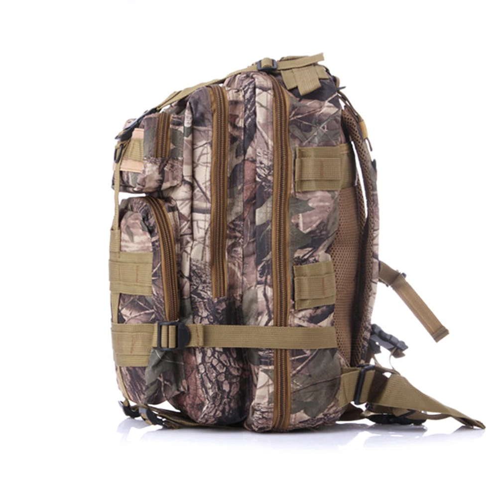 

Камуфляжный рюкзак 20-35 л, военный походный рюкзак, уличный треккинговый рюкзак для кемпинга, регулируемый ремень, легкий, удобный, выцветающий