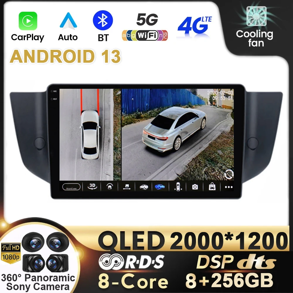 

Автомобильный радиоприемник Android 13 для Roewe MG 550 6 MG6 2008-2015 QLED мультимедийный Carplay GPS-навигатор головное устройство WIFI 4G LTE магнитофон