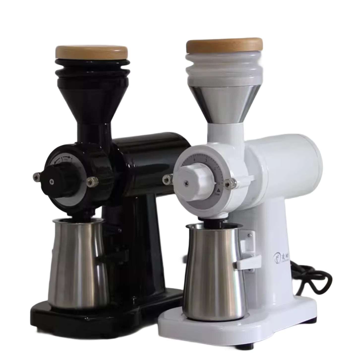 Professional Electric 64mm Ghost Burr French Press Coffee Grinder for Home