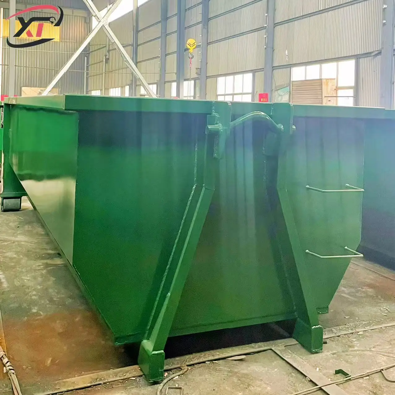 Flexible Hook Lift Dumpster for Recycling and Waste Collection