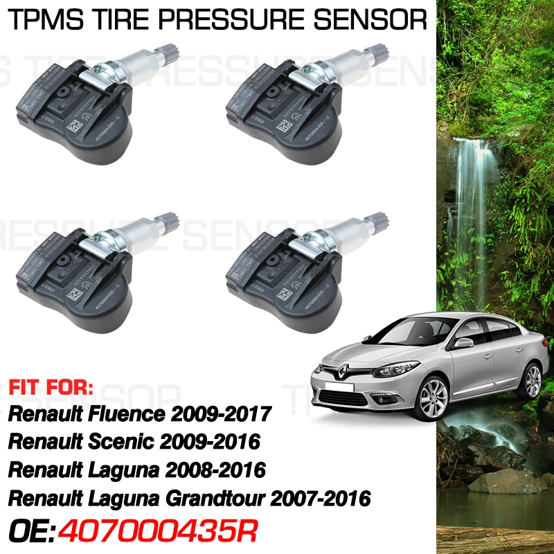 

407000435R 407003743R For Renault Laguna 2008-2016 Renault Laguna Megane Grandtour 2007-2016 433MHz Tire Pressure Monitor Parts