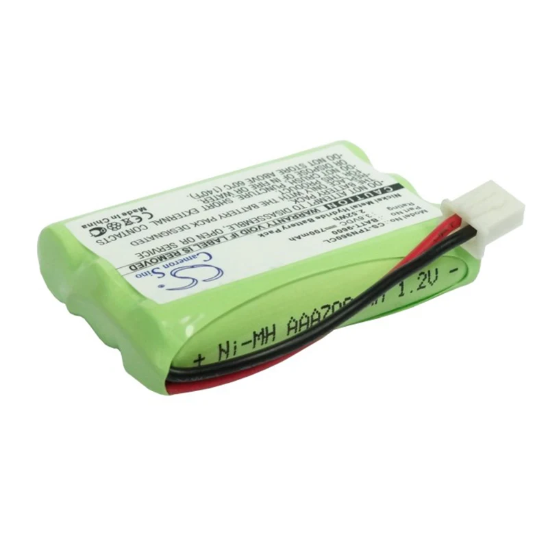 Cordless Phone Battery For Teledex:BATT-OPL,Opal DCT1905,Telematrix:BATT-9600,9600,9621P,--700mAh / 2.52Wh--Ni-MH--3.60V
