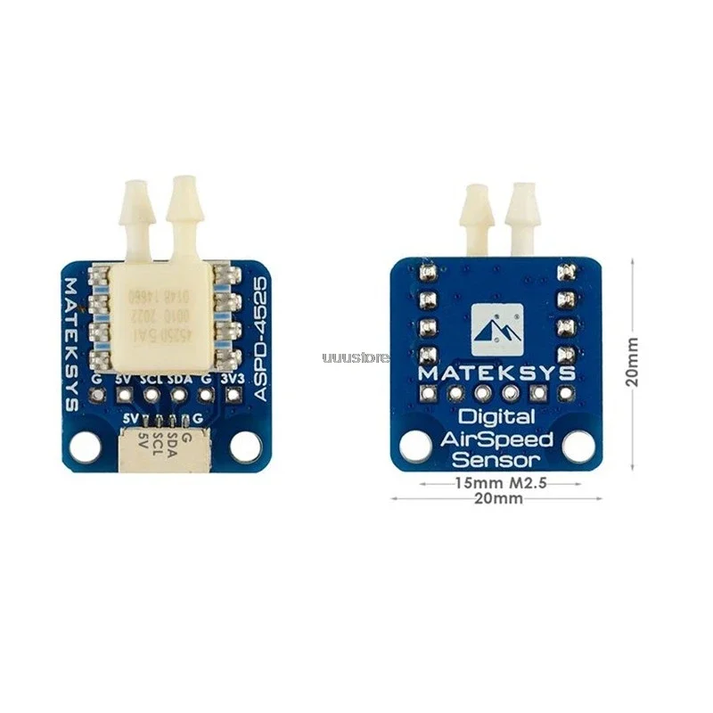 MATEK System ASPD-4525 DIGITAL Airspeed Sensor ASPD 4525 for F405-WING F411-WING F722-Wing Flight Controllers RC Airplane Drones