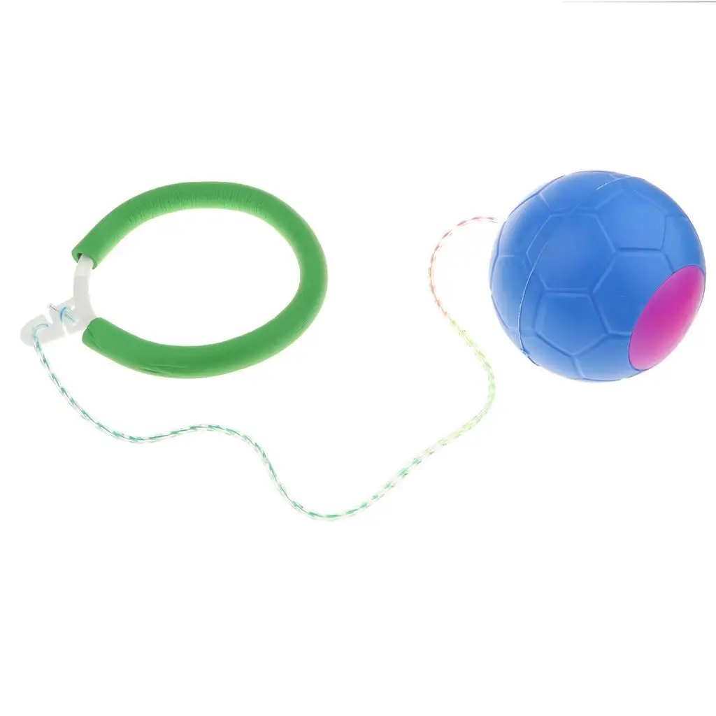 6 Colors for Choice - Kids Fitness Ankle Skip Ball Hop The Rope Swinging Toy