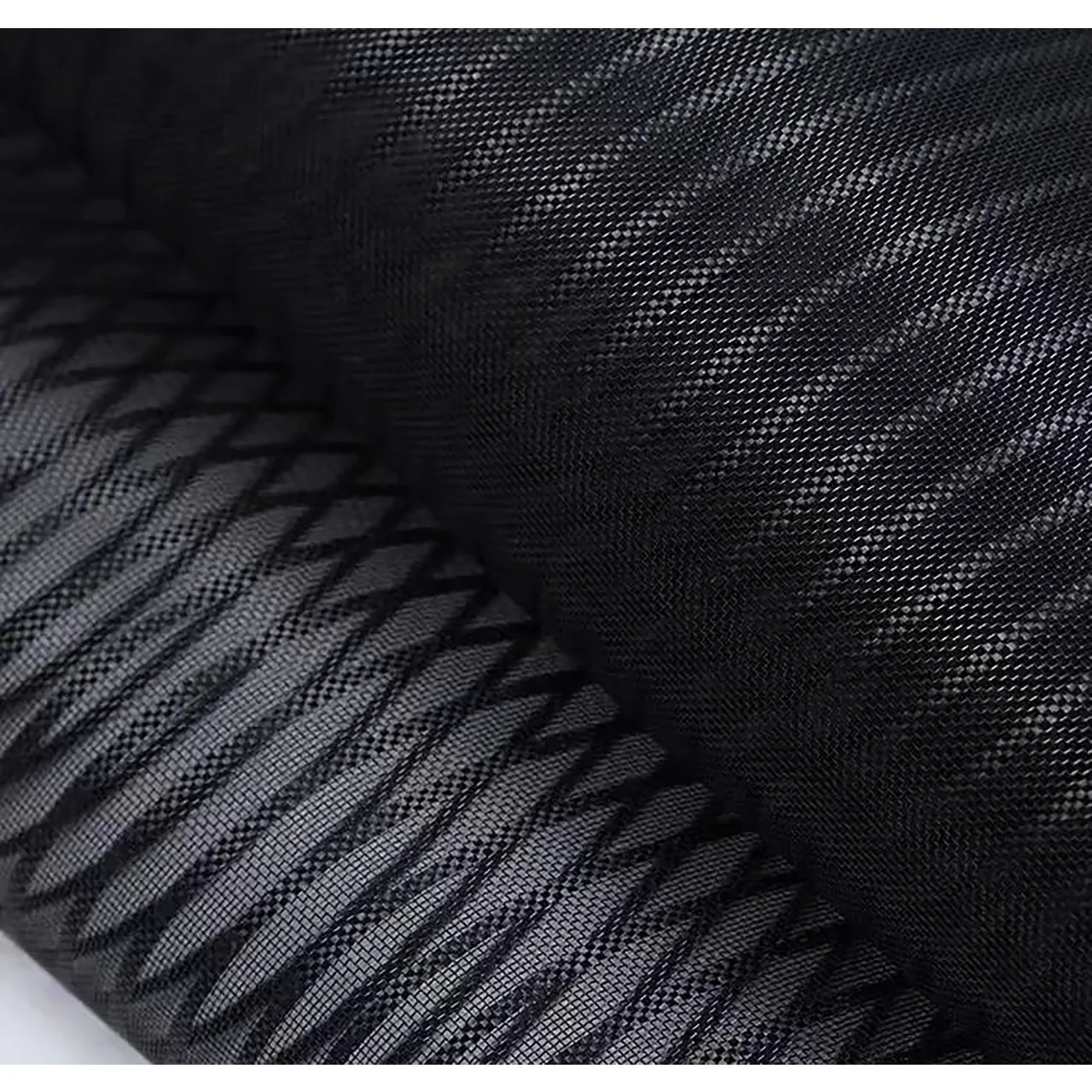 Fully Magnetic Side Opening Diamond Mesh Mosquito Proof Door Curtain, Screen Window, Customized Size, Automatic Closing
