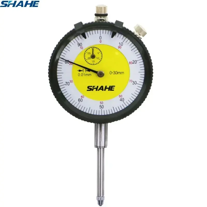 

Shahe 0-30 mm Analog Dial Gauge Shock-Proof Indicator Precision Tools Dial Indicators With Strong Box