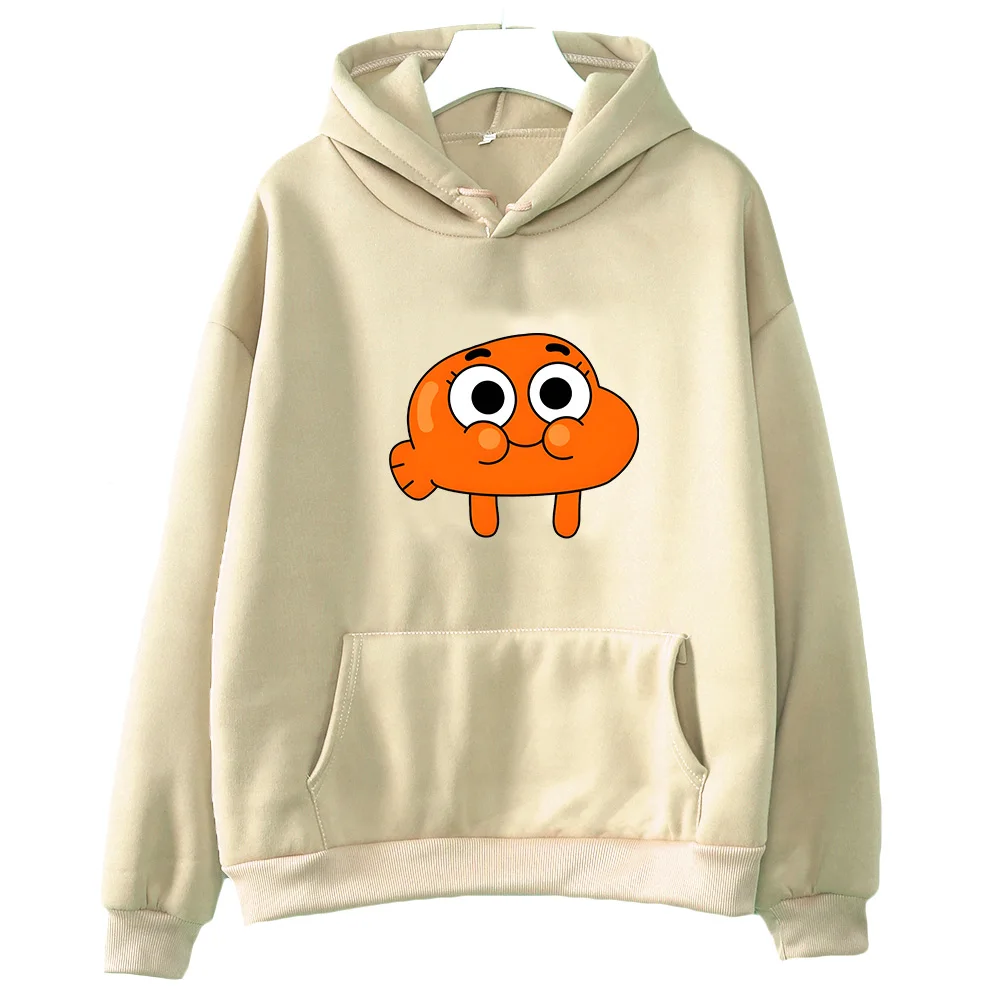 Gumball Wattersonn Cartoon Graphic Hoodies Autumn Women/men Long Sleeve Clothing Casual Fleece Pullovers High Quality Sweatshirt