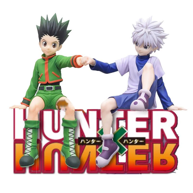 Anime HUNTER×HUNTER Figures GK Killua Zoldyck GON·FREECSS Action Figures Hunter X Hunter PVC Collection Model Toys Birthday Gift