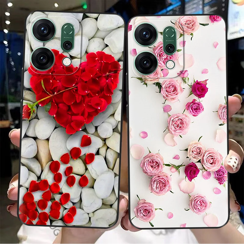 جراب هاتف لهاتف OPPO Reno 14F حافظة Reno14 غطاء كارتوني ناعم من السيليكون غطاء حماية لهاتف Reno 14 Pro Reno14 F Coque Fundas