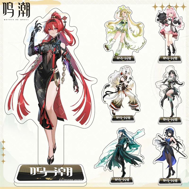 

ACGN Game Wuthering Waves Acrylic Plaque Stand Model Role Playing The Shorekeeper Character Desktop Fans Collect Gifts