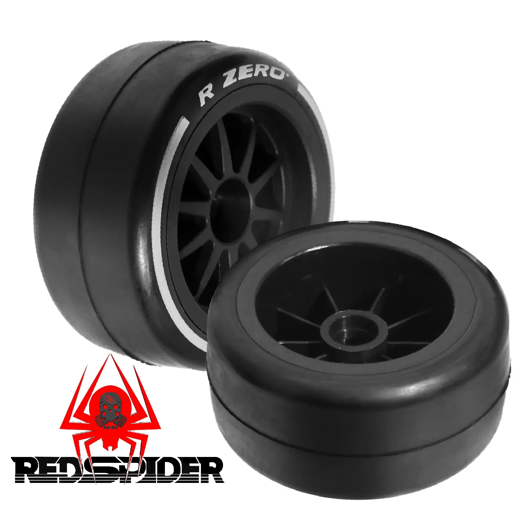 4 SZT. Opony wyścigowe 60 mm z kółkami sześciokątnymi 14 mm - Ulepszenie o wysokiej przyczepności do modeli RC 1/10 Tamiya F1