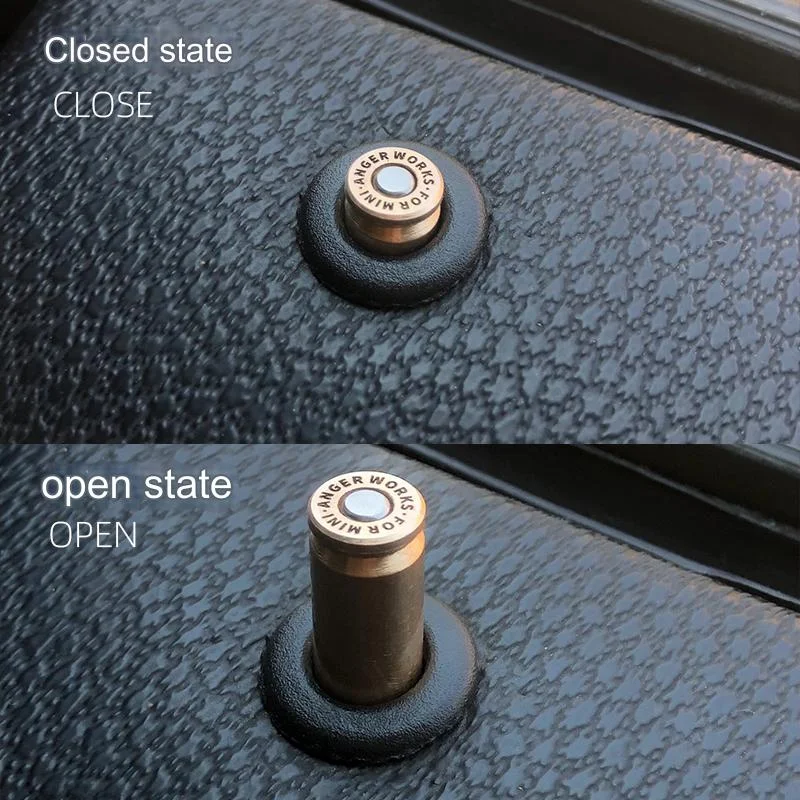 Brand New Bullet Shell Type Door Lock Cover Metal Material Decorate For 99% BMW And Mini Cooper R50 R56 F56 F54 F60