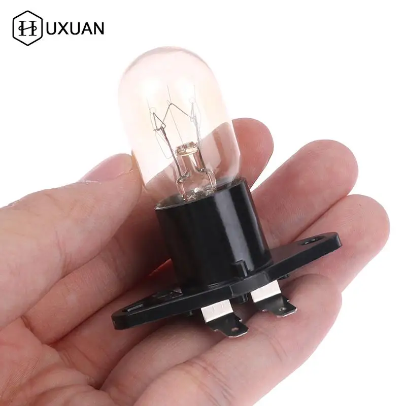 250V 20W LED Microwave Oven Lighting Bulb Small Appliance Bulb With Base For Oven Stove Refrigerator Non-Dimmable