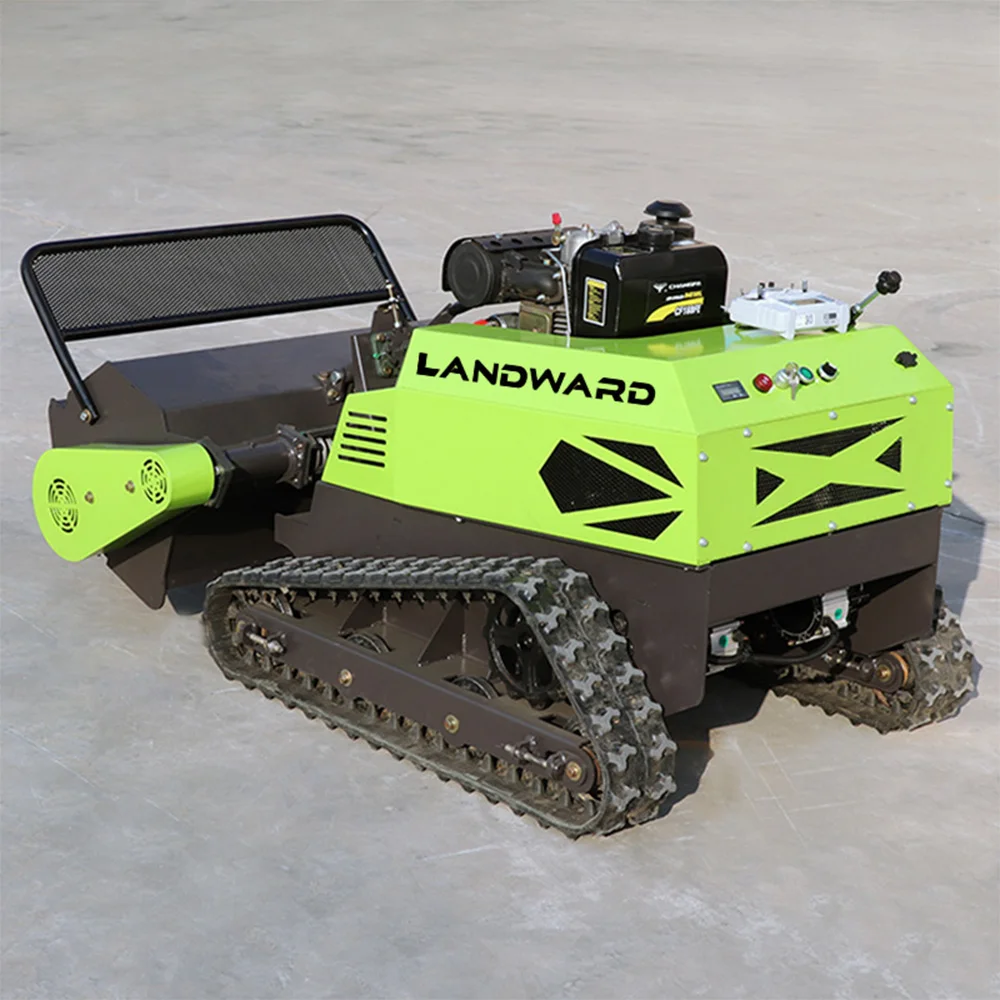 Wholesale Sell High Quality Crawler Weed Eater Wireless Remote Control Fully Automatic Lawn Mower Customized Lawn Mowing Robot