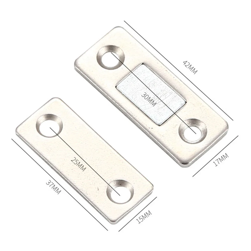 1 Set Magnetic Cabinet Catches Hidding Door Closer Strong Magnet For Furniture Door Catch For Closet Cupboard Furniture Hardware