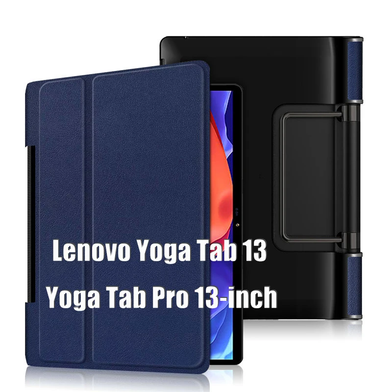 เคสสำหรับ Lenovo Yoga Tab 13 YT-K606F 2021เคสแท็บเล็ตหนังแบบบางพับตั้งได้สำหรับ Lenovo Yoga Pad Pro 13นิ้ว