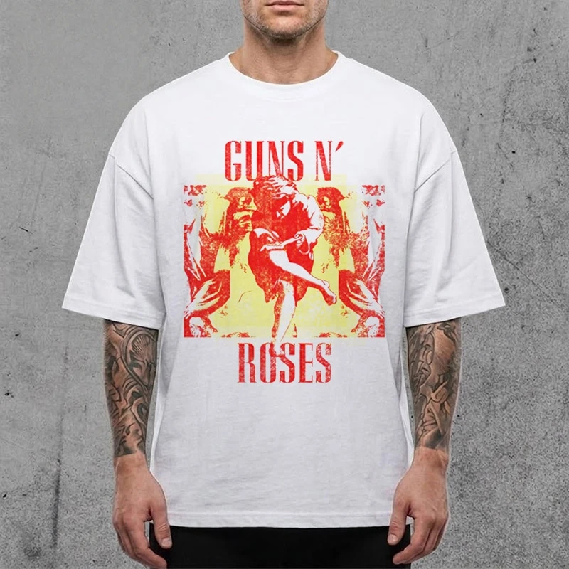 Appetite For Destruction Skeleton LA Hands Guns N Roses 2026 T shirt 100%Cotton Unisex Men‘s Women's T-Shirt Y2k Casual Fans Tee - view 2