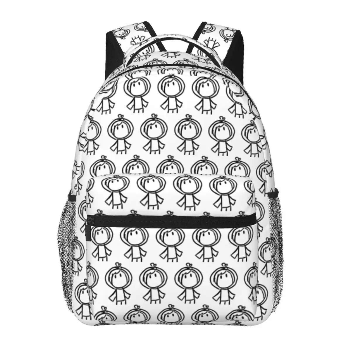 Cute Draw Backpack Student BookBag Kids School Bag Computer Shoulder Bags for Men Women