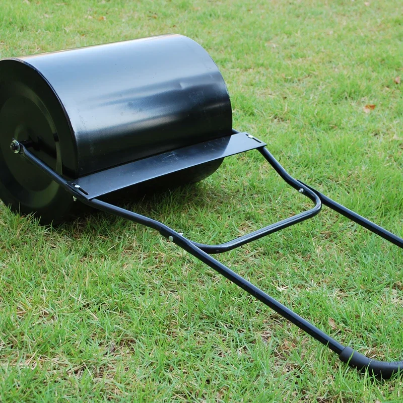 Yard Cleaning Hand Operated Lawn Roller With Ripper   Rolling Fruit Picker