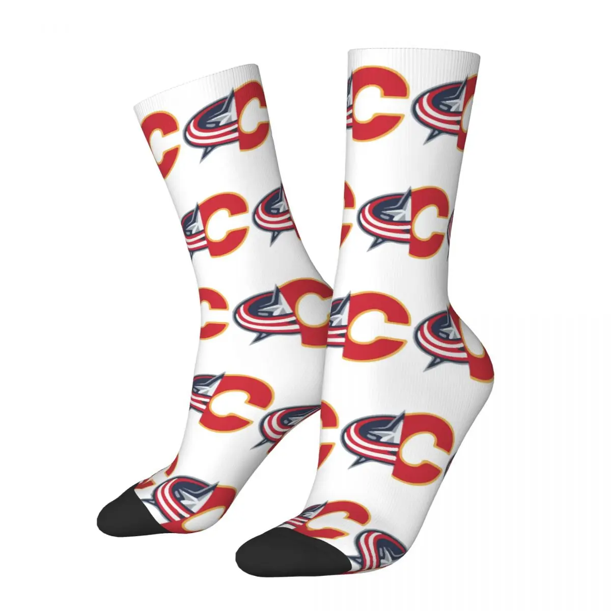 Johnny Gaudreau, Columbus, Calgary, Hockey, Johnny Hockey Socks Harajuku Stockings All Season Long Socks Accessories for Unisex