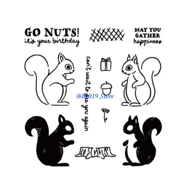 

Q0KB Рождественский штамп из углеродистой стали толщиной 0,8 мм с прозрачным силиконовым штампом для праздничных проектов своими