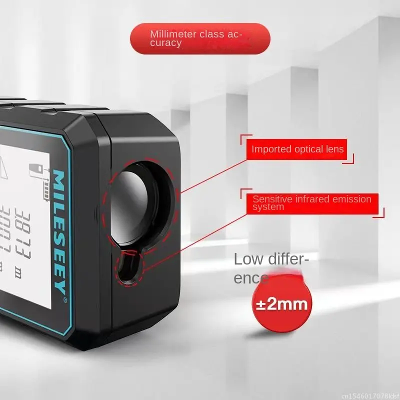 Youpin Mileseey เลเซอร์วัดระยะทาง X5ความแม่นยำสูงวัดเครื่องมือมือถือเลเซอร์เครื่องวัดเมตรไม้บรรทัด Лазерная Рулетка