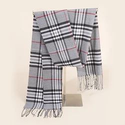 Classic red plaid children scarf warm winter small narrow shawl women ladies lovely fashion casual scarves for child boy girl