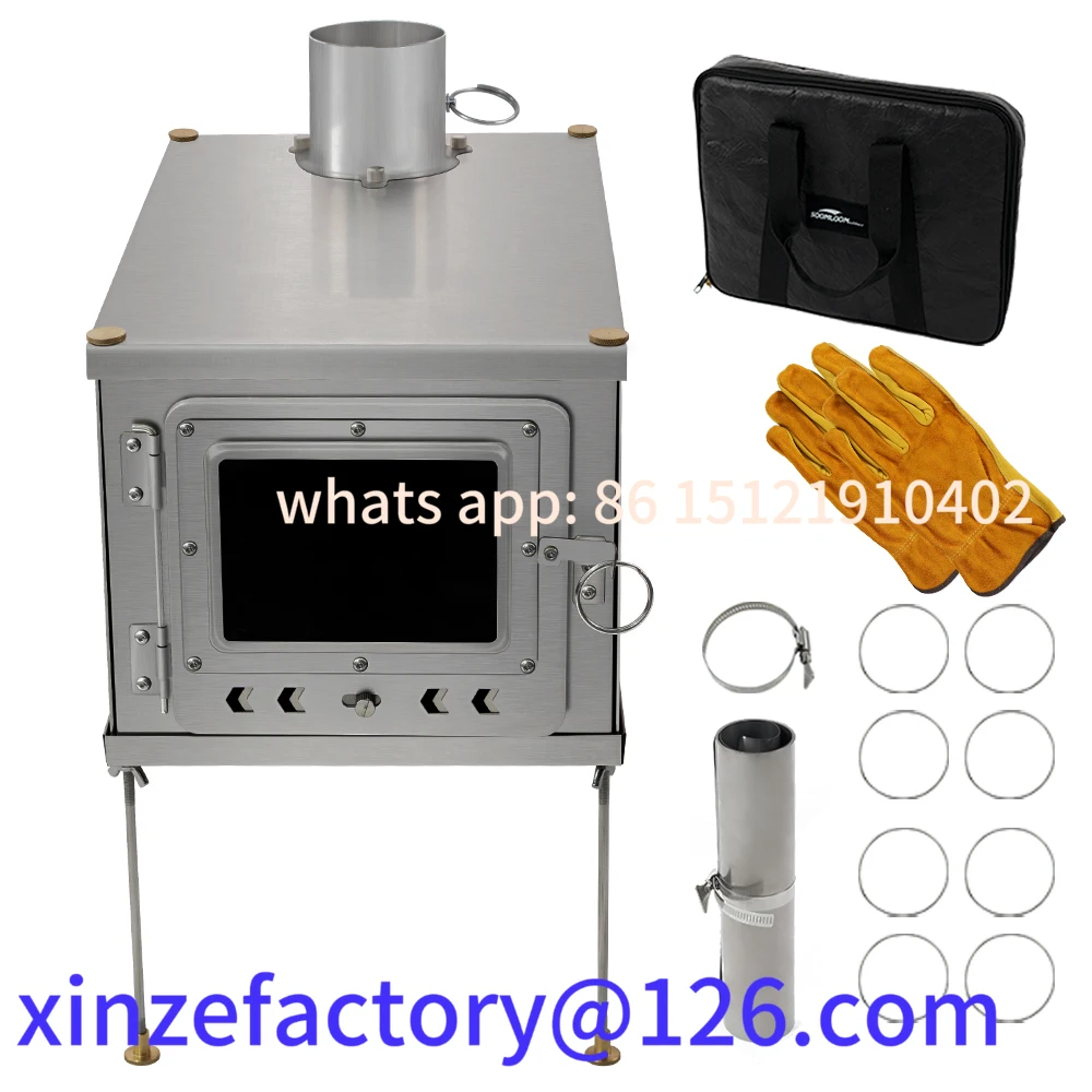 

Be suitable for Foldable titanium wood-burning stove lightweight compact durable portable