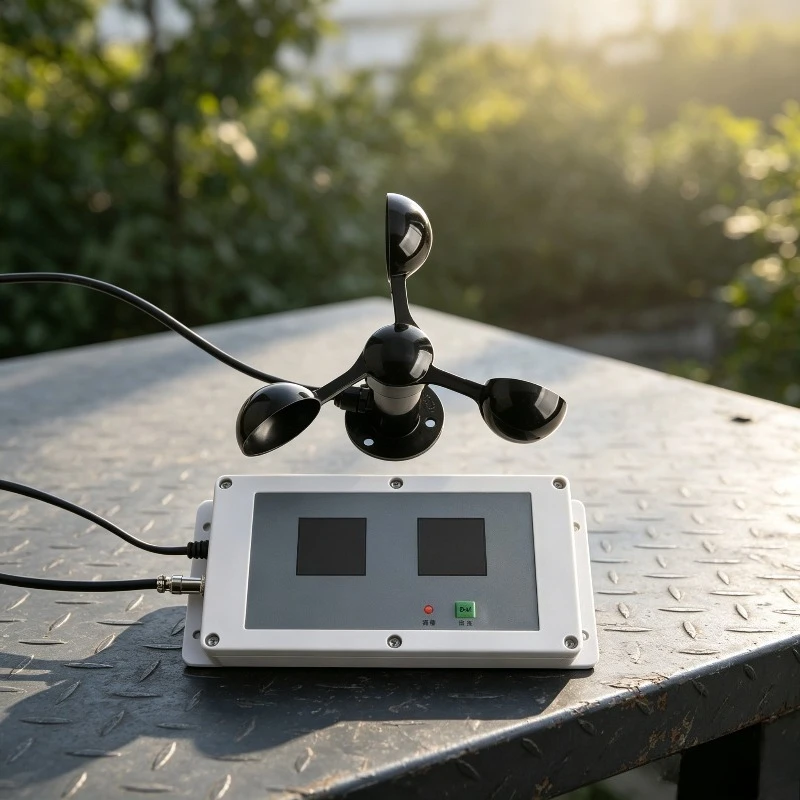 Tower Crane Anemometer Wind Speed Meter Construction Site Meteorological Wind Level Temperature Split Type Marine Wind Monitor