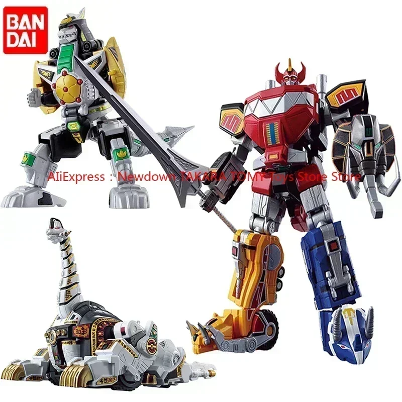 

Оригинальный подлинный BANDAI SMP мощный морфин Power ranger Megazord Dragonzord Titanus Ver. ПВХ аниме экшн-фигурки модели игрушки