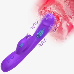 Rabbit Vibrator for Women Powerful G Spot Dildo Clitoris Stimulator Massager Silicone Sex Toys Shop Adults Goods for Female